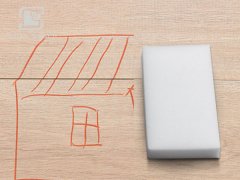 如何清除墻面涂鴉，使用納米海綿一擦即凈