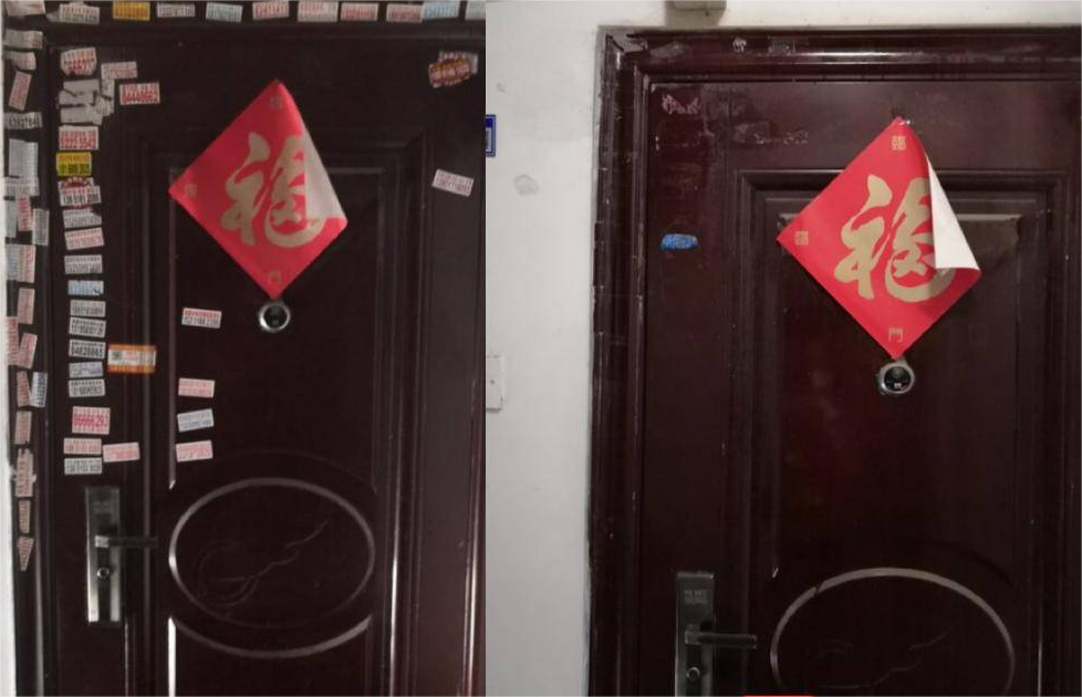 防盜門上的廣告貼紙?jiān)趺纯焖偃コ?？防盜安全門保養(yǎng)妙招